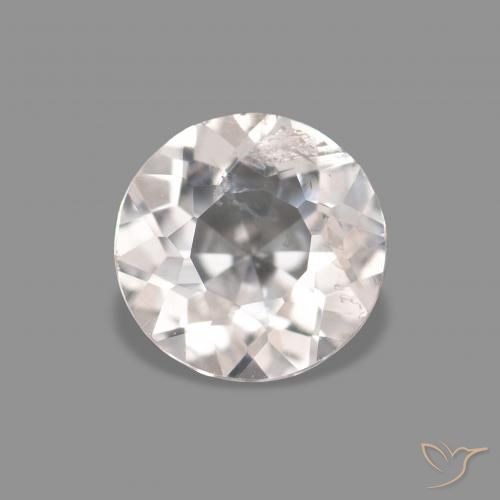 0.45ct 天然 非常浅的粉红色 铯绿柱石, 圆形的, VS