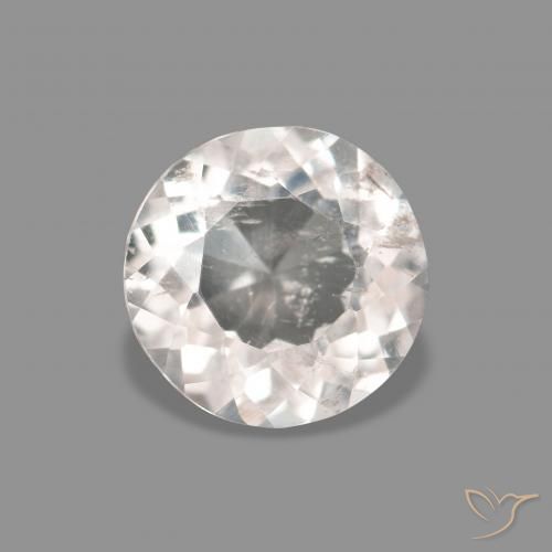 0.44ct 非常浅的粉红色 铯绿柱石, 圆形的, VS