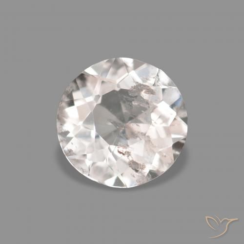 0.33ct 天然 非常浅的粉红色 铯绿柱石, 圆形的, VS