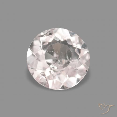 0.36ct 非常浅的粉红色 铯绿柱石, 圆形的, VS-SI