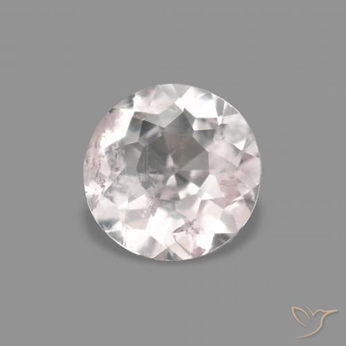 0.36ct 非常浅的粉红色 铯绿柱石, 圆形的, VS-SI