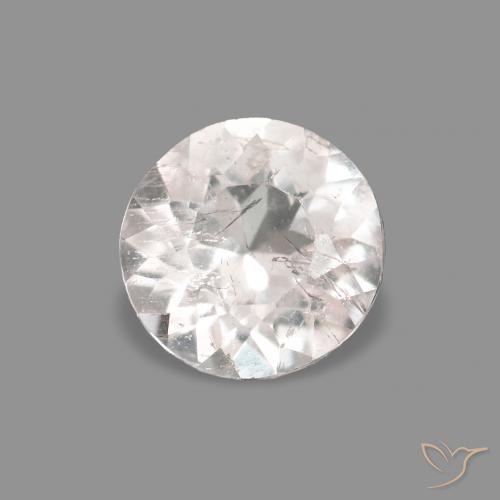 0.21ct 非常浅的粉红色 铯绿柱石, 圆形的, VS-SI