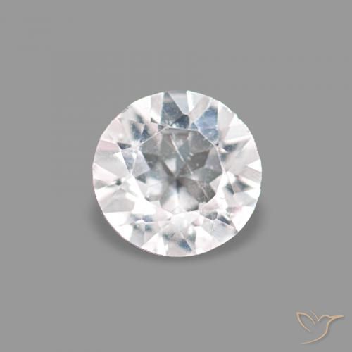 0.12ct 浅粉色 铯绿柱石, 圆形的, VS