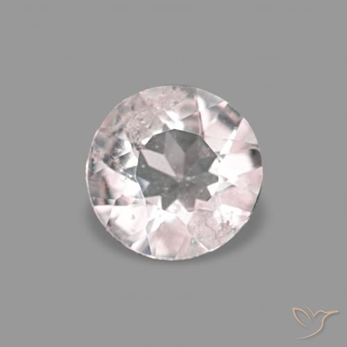 0.16ct 天然 浅粉色 铯绿柱石, 圆形的, VS