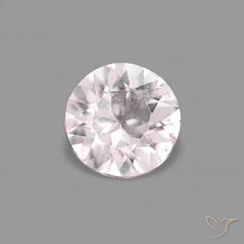 0.24ct 浅粉色 铯绿柱石, 圆形的, VS