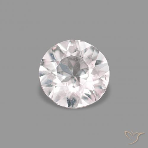 0.22ct 浅粉色 铯绿柱石, 圆形的, VS