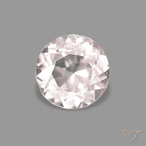 0.25ct 非常浅的粉红色 铯绿柱石, 圆形的, VS-SI
