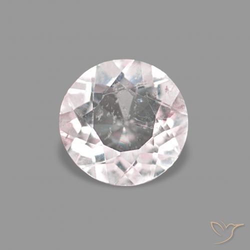 0.35ct 天然 非常浅的粉红色 铯绿柱石, 圆形的, VS-SI, Photo A