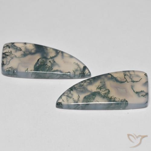 26.05克拉天然苔藓玛瑙，花式切割，透明