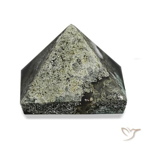 85.25ct 森林绿 苔藓玛瑙 宝石, 正方形, 不透明