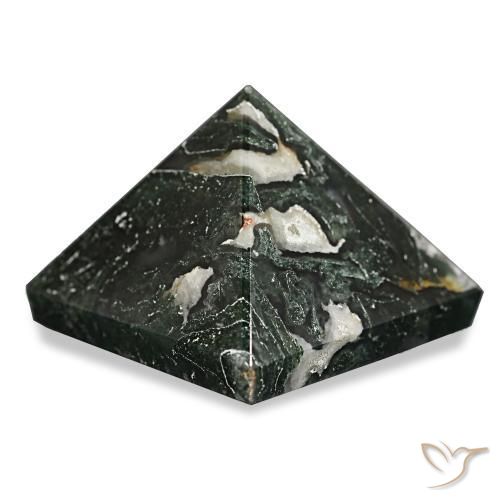 69.86克拉天然苔藓玛瑙，正方形，不透明