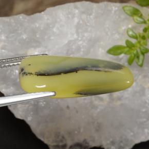 8.75克拉天然苔藓蛋白石，异形，半透明