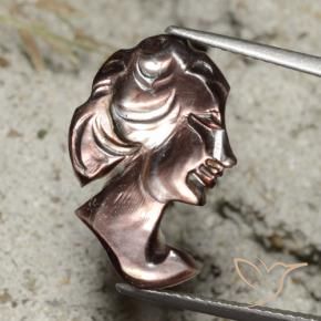 3.45克拉天然珍珠母，花式切割，不透明