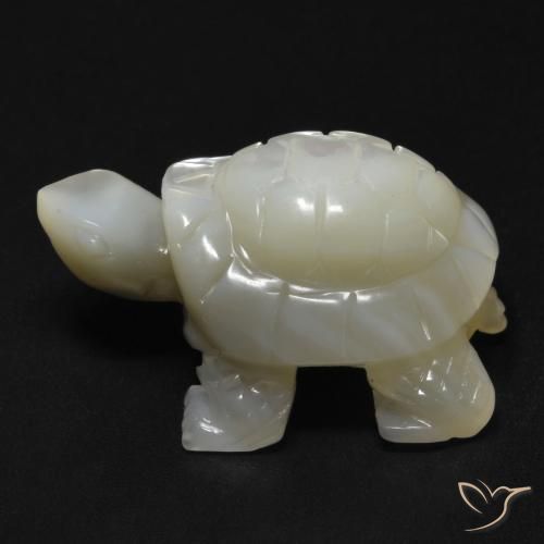 23.99克拉天然珍珠母，花式切割，不透明