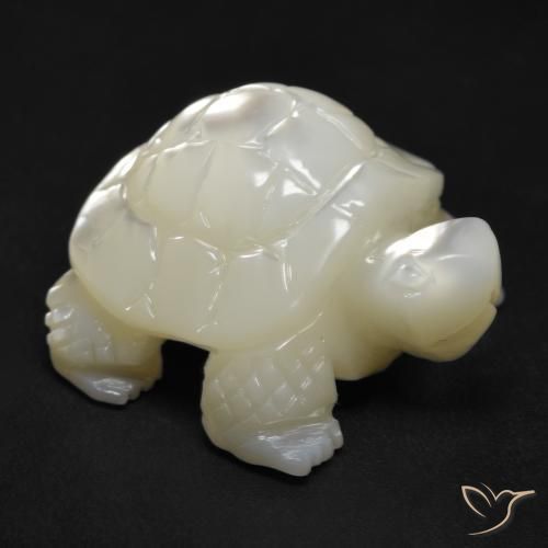21.64ct 天然 珍珠白 珍珠母, 花式切割, 不透明