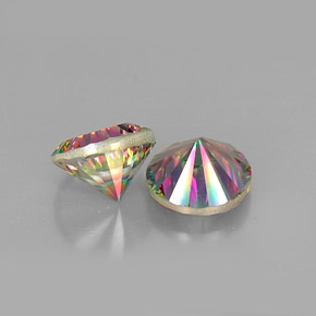 克拉天然神秘石英，圆形切割，VVS-VS