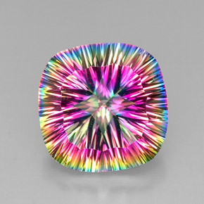 27.53克拉天然神秘石英，垫形剪裁，VVS-VS