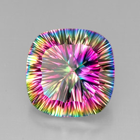 27.53克拉天然神秘石英，垫形剪裁，VVS-VS