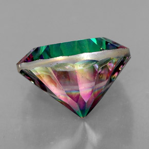 7.69克拉天然神秘石英，圆形切割，VVS-VS