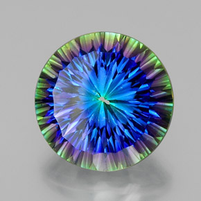 18.50克拉天然神秘石英，圆形切割，VVS-VS