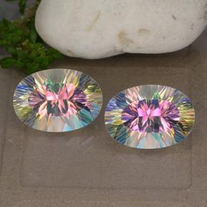 10.75克拉天然神秘石英，椭圆形切割，VVS-VS