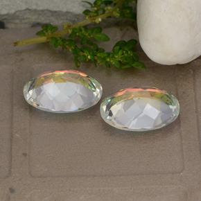 9.59克拉天然神秘石英，椭圆形切割，VVS-VS