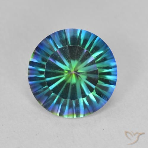 2.20ct 天然 彩色 神秘石英, 圆形的, VVS-VS