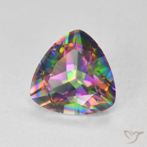 1.62克拉天然神秘石英，胖三角形，VVS