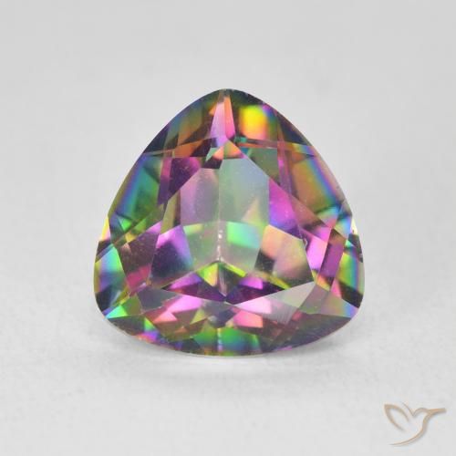 2.62ct 天然 彩色 神秘石英, 胖三角形, VS