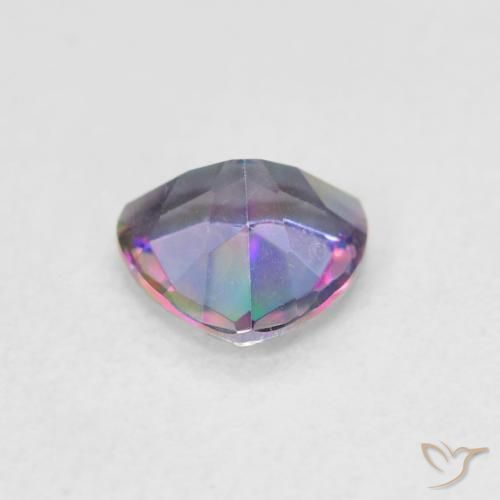 0.64克拉天然神秘石英，胖三角形，VVS