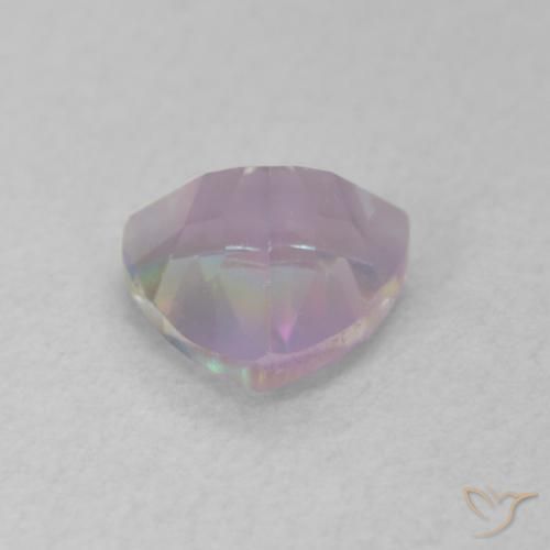 0.76克拉天然神秘石英，胖三角形，VVS