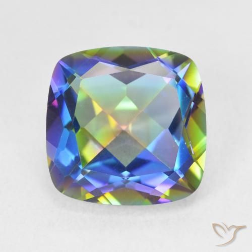 6.64ct 天然 彩色 神秘石英, 软垫, VVS