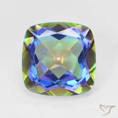 6.69ct 天然 彩色 神秘石英, 软垫, VVS