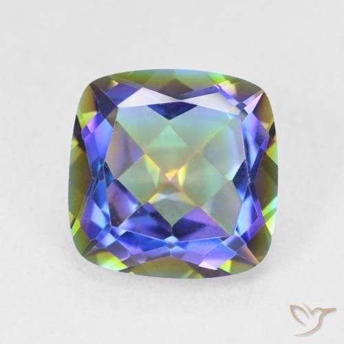 6.58ct 天然 彩色 神秘石英, 软垫, VVS