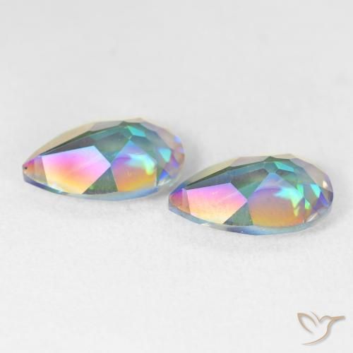 5.00克拉天然神秘石英，梨形，VVS