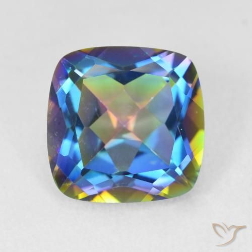 6.80ct 天然 彩色 神秘石英, 软垫, VVS