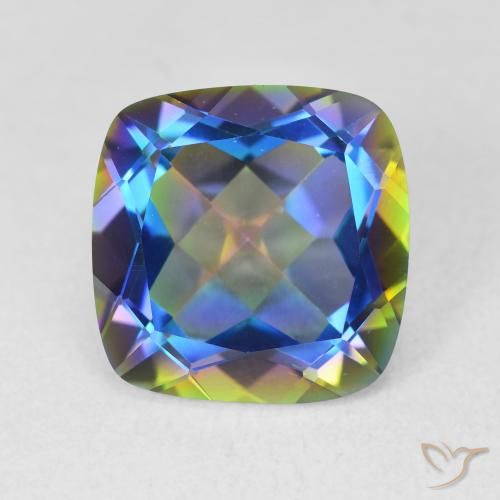 6.64ct 天然 彩色 神秘石英, 软垫, VVS