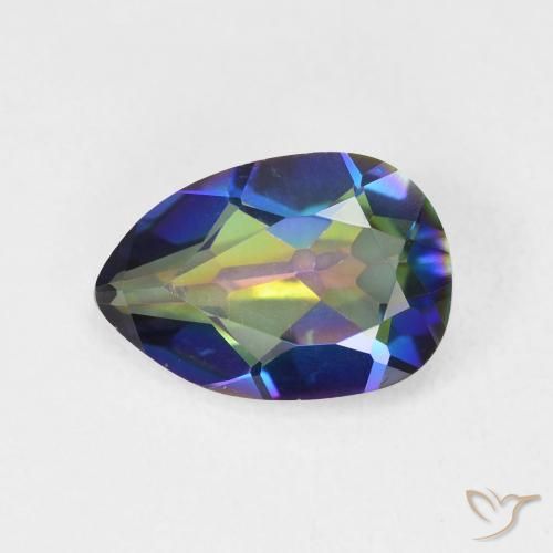 2.33ct 天然 彩色 神秘石英, 梨形, VVS
