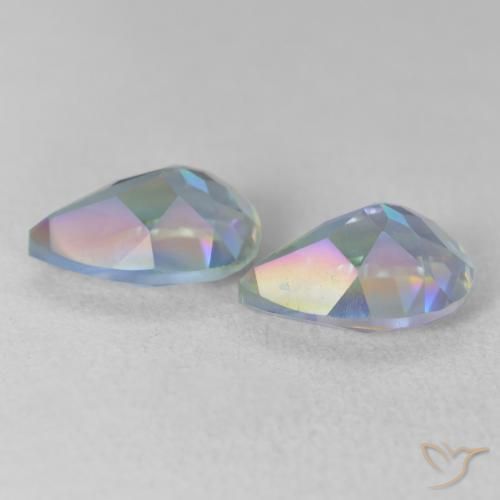 3.51克拉天然神秘石英，梨形，VVS-VS