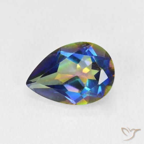1.83ct 天然 彩色 神秘石英, 梨形, VVS-VS