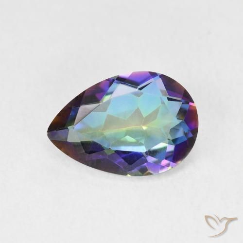 1.72ct 天然 彩色 神秘石英, 梨形, VVS-VS