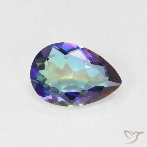 1.78ct 天然 彩色 神秘石英, 梨形, VVS-VS