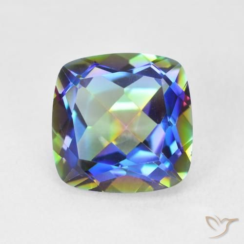 6.65ct 天然 彩色 神秘石英, 软垫, VVS-VS