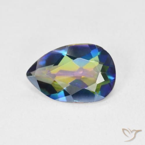 2.24ct 天然 彩色 神秘石英, 梨形, VVS-VS