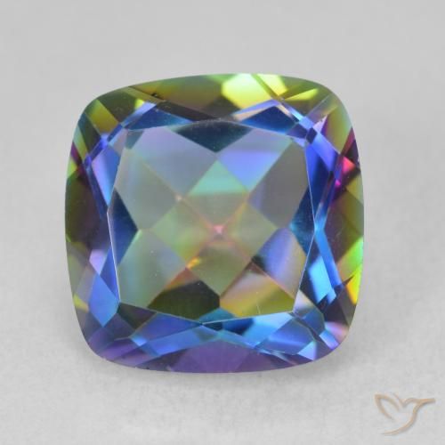 6.70ct 天然 彩色 神秘石英, 软垫, VVS