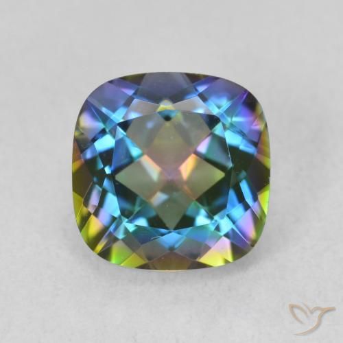 2.05ct 天然 彩色 神秘石英, 软垫, VVS