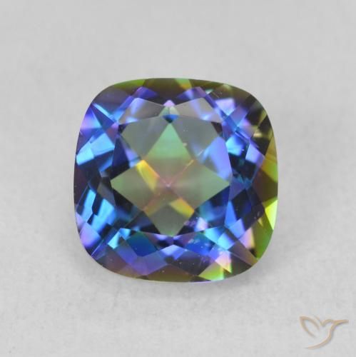 2.13ct 天然 彩色 神秘石英, 软垫, VVS