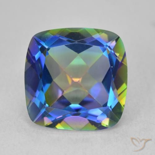 6.70ct 天然 彩色 神秘石英, 软垫, VVS