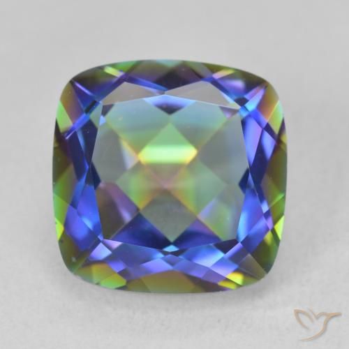 6.71ct 天然 彩色 神秘石英, 软垫, VVS