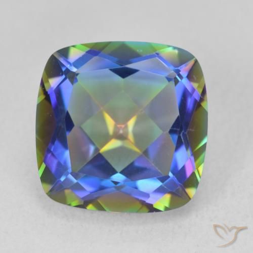 6.73ct 天然 彩色 神秘石英, 软垫, VVS